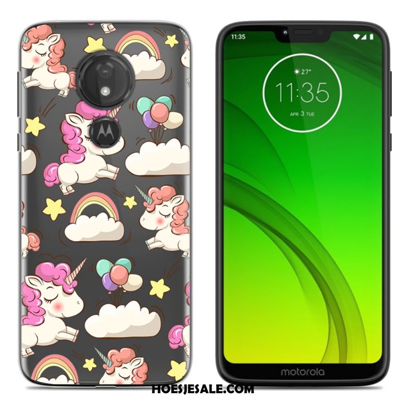 Moto G7 Play Hoesje Zacht Hoes Anti-fall Groen Bescherming Kopen