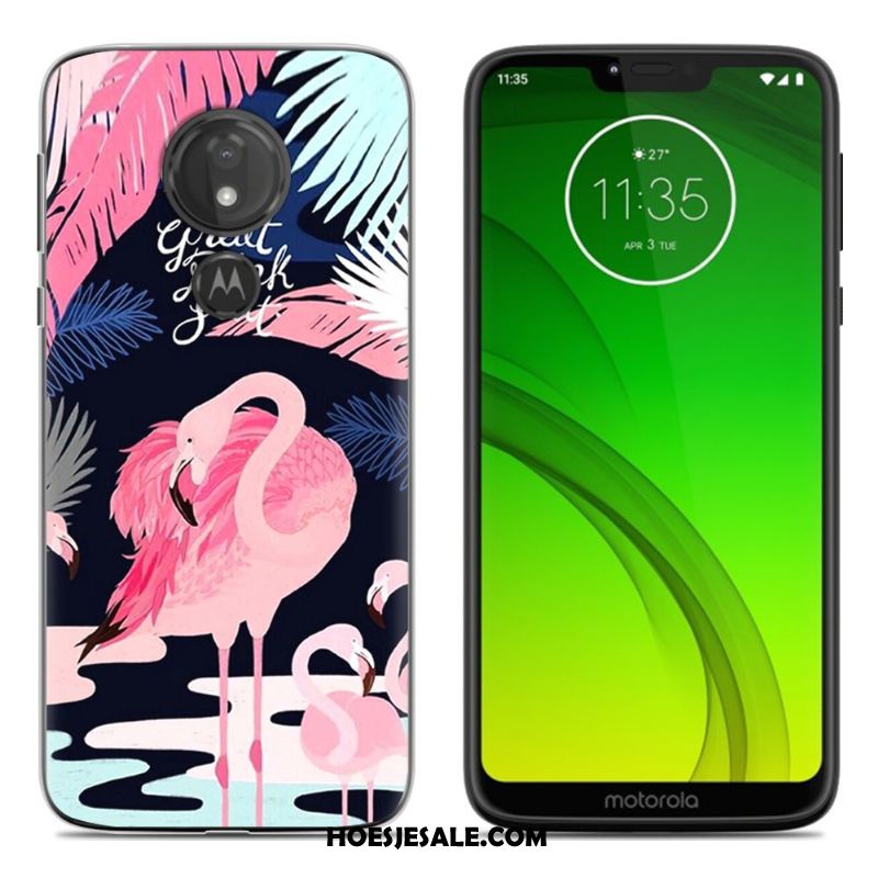 Moto G7 Play Hoesje Zacht Hoes Anti-fall Groen Bescherming Kopen