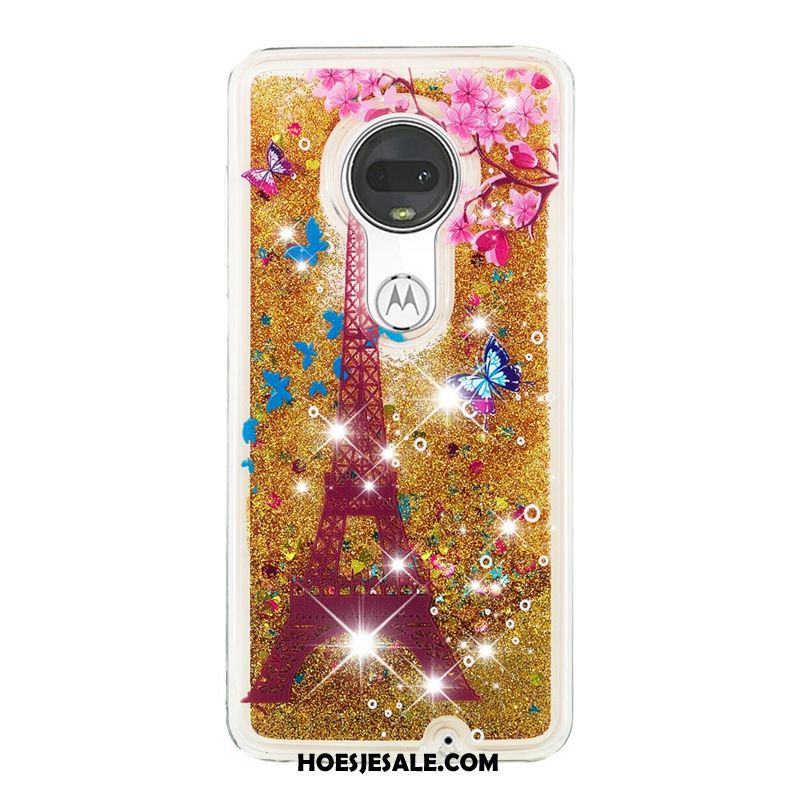 Moto G7 Plus Hoesje Blauw Hoes Anti-fall Bescherming Lichte En Dun Korting