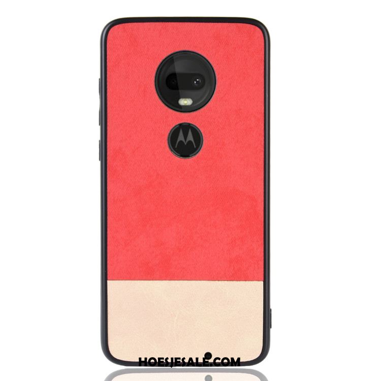 Moto G7 Plus Hoesje Grijs Bescherming Gemengde Kleuren All Inclusive Anti-fall Kopen