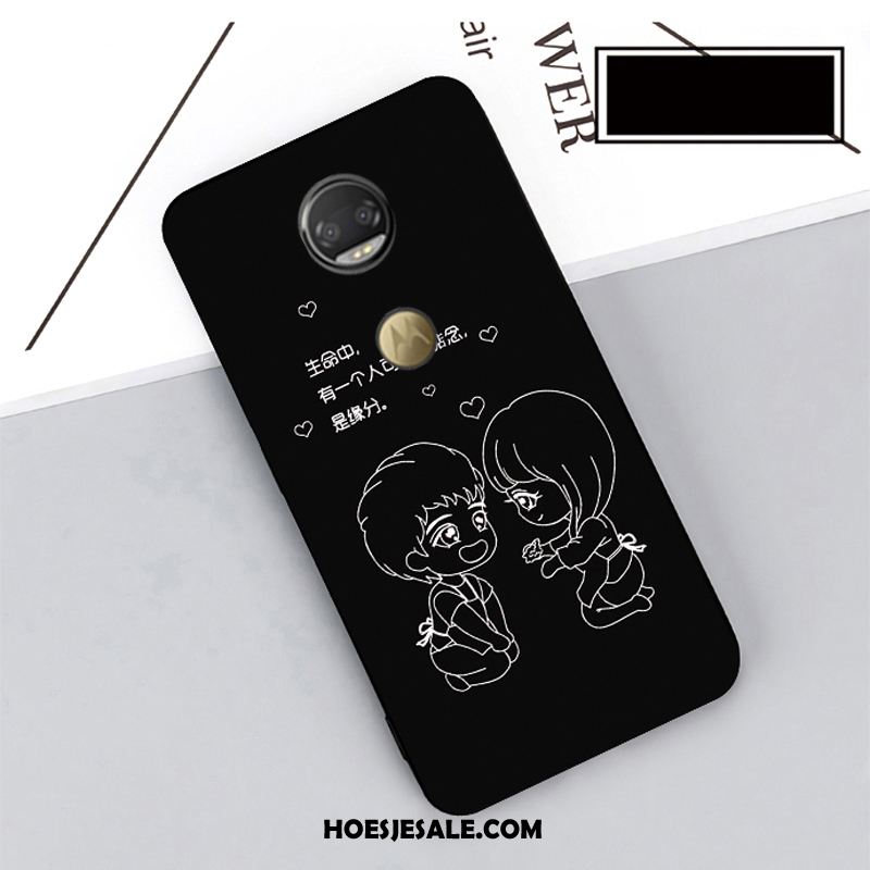 Moto G7 Plus Hoesje Mobiele Telefoon Rood Hoes Zacht Hanger Sale