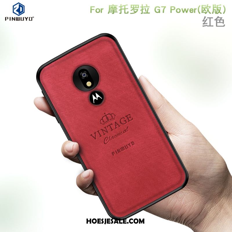 Moto G7 Power Hoesje Europa Mobiele Telefoon Blauw Hoes All Inclusive Kopen