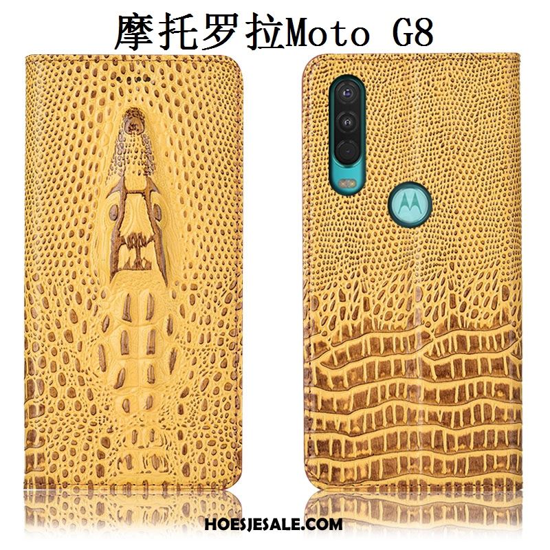 Moto G8 Hoesje All Inclusive Anti-fall Geel Mobiele Telefoon Bescherming Kopen