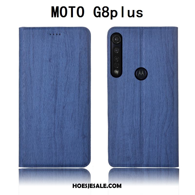 Moto G8 Plus Hoesje Anti-fall Bescherming Boom Zacht Patroon Goedkoop