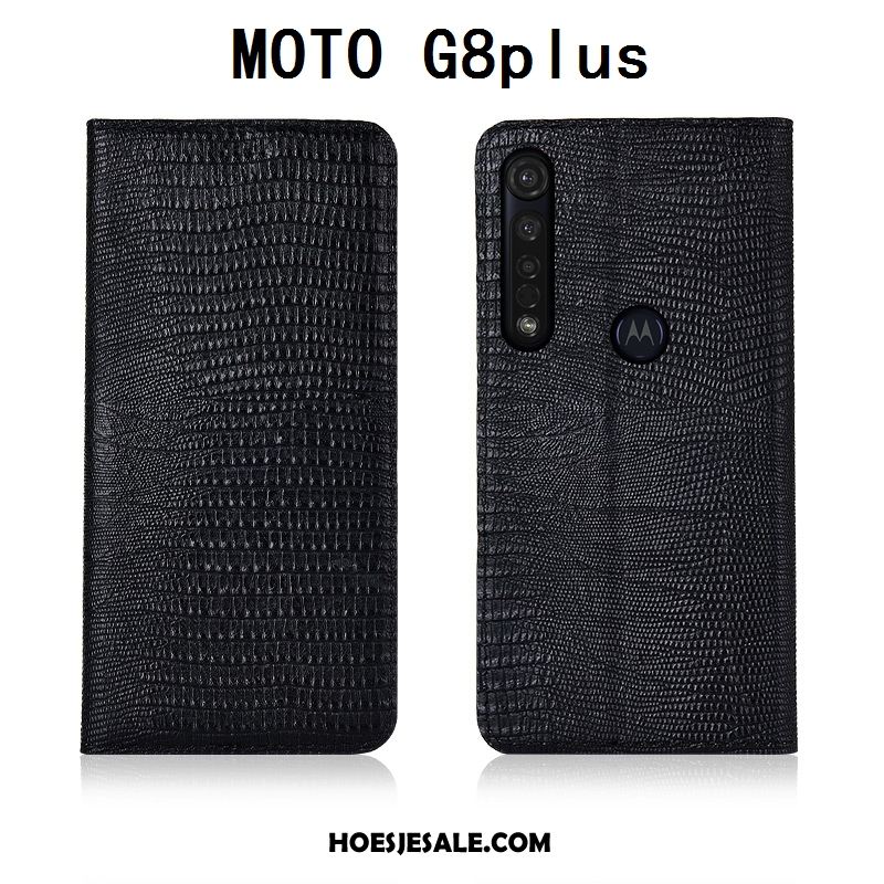 Moto G8 Plus Hoesje Bescherming Mobiele Telefoon Leren Etui Folio Zacht Sale