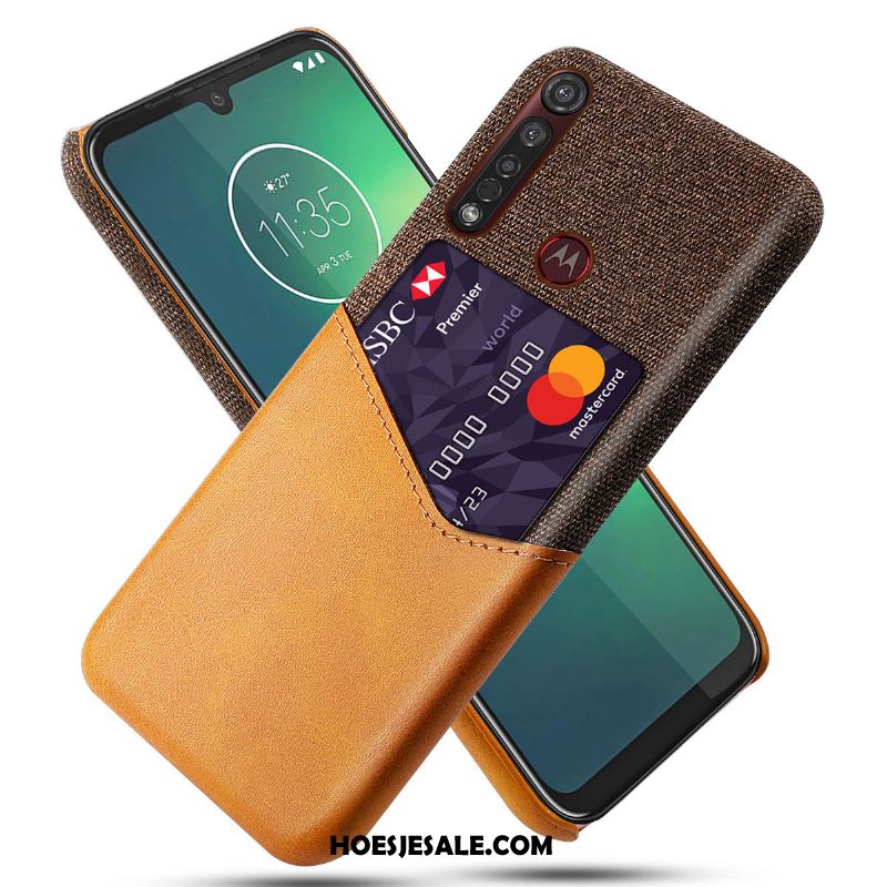 Moto G8 Plus Hoesje Bescherming Scheppend Doek Patroon Hoes Online