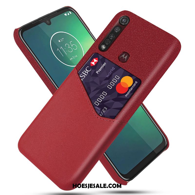 Moto G8 Plus Hoesje Bescherming Scheppend Doek Patroon Hoes Online