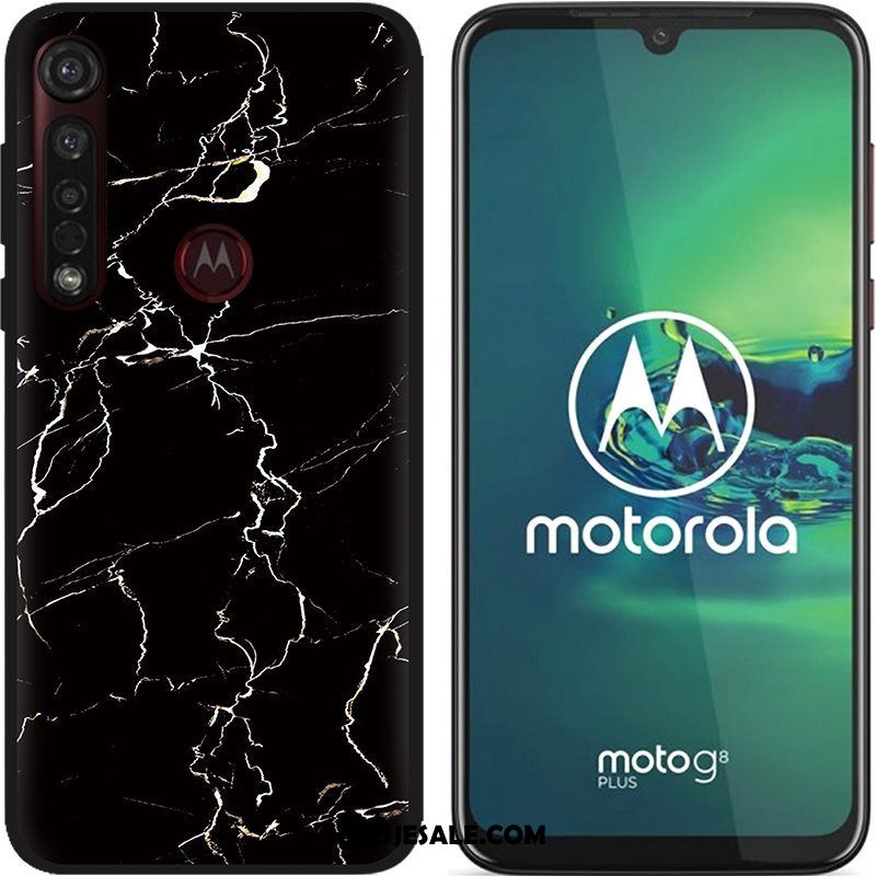 Moto G8 Plus Hoesje Geschilderd Schrobben Hoes Spotprent Doek Goedkoop