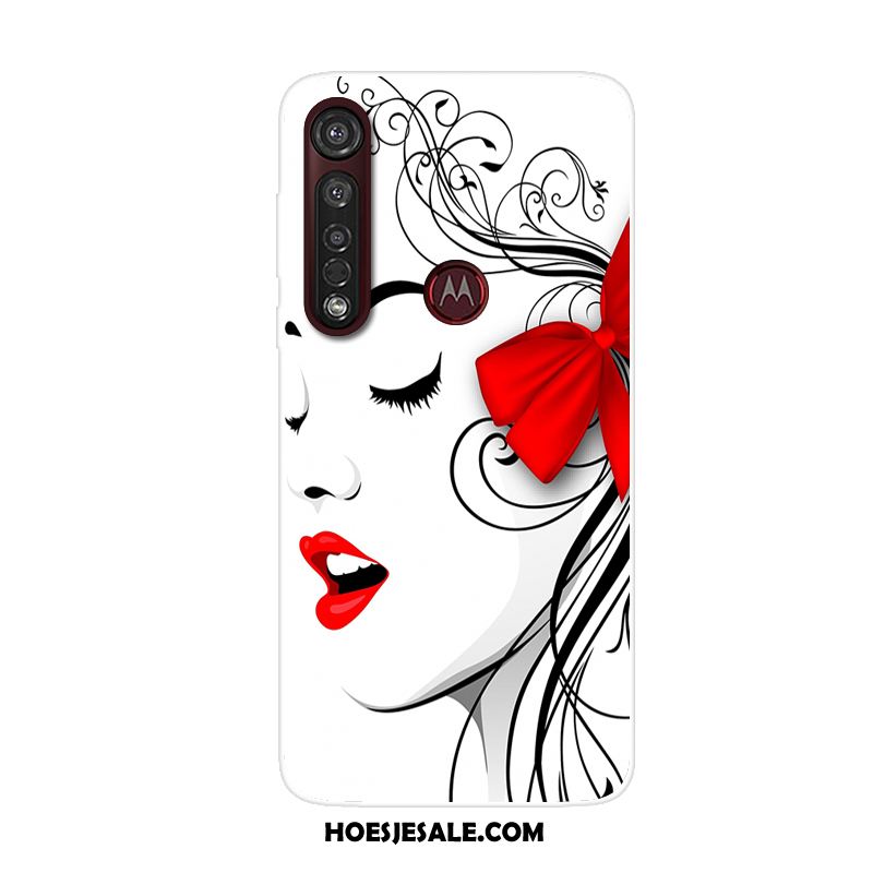 Moto G8 Plus Hoesje Hoes Rood Mobiele Telefoon All Inclusive Spotprent Korting