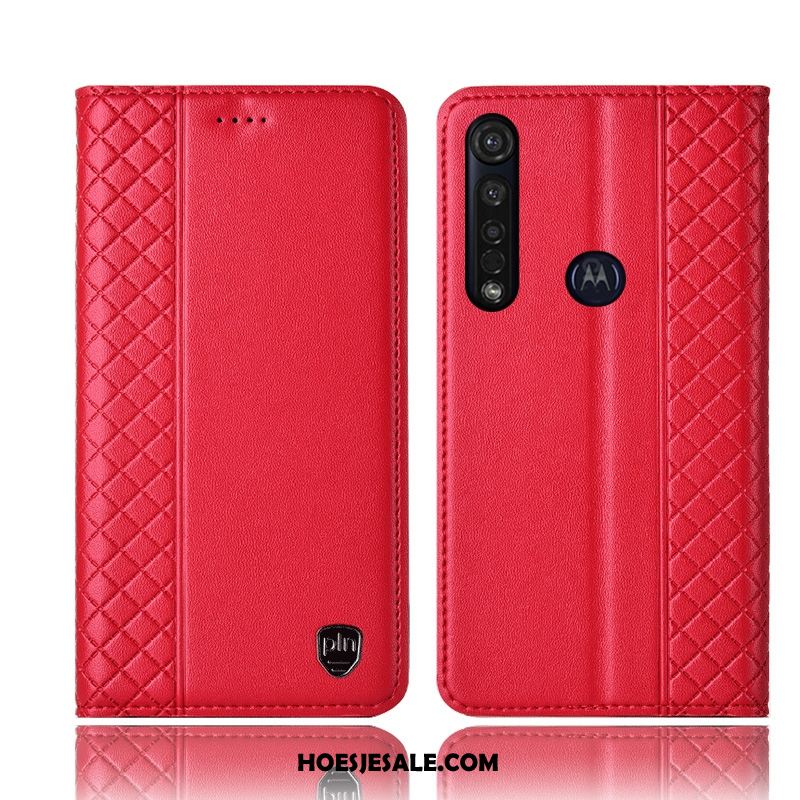 Moto G8 Plus Hoesje Leren Etui Bescherming Anti-fall All Inclusive Mobiele Telefoon Kopen