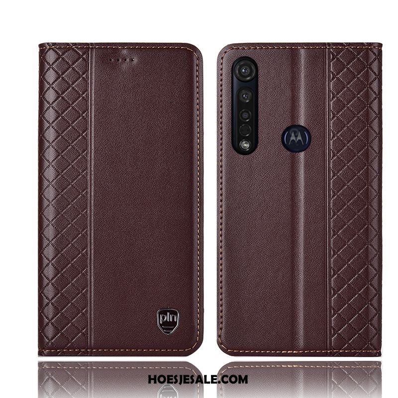 Moto G8 Plus Hoesje Leren Etui Bescherming Anti-fall All Inclusive Mobiele Telefoon Kopen