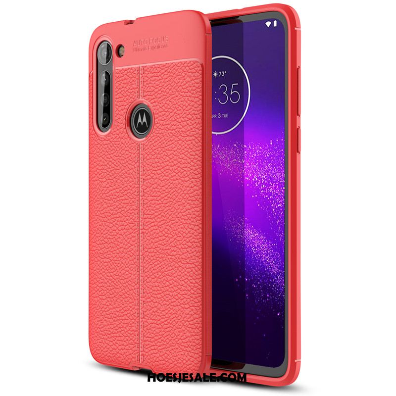 Moto G8 Power Hoesje All Inclusive Rood Leer Mobiele Telefoon Siliconen Goedkoop