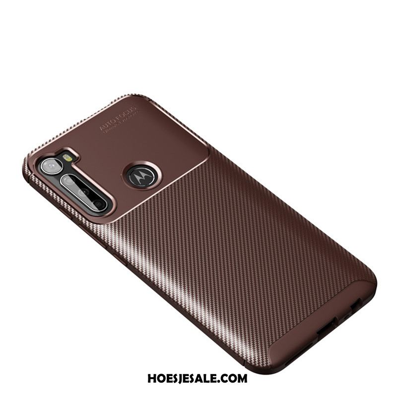 Moto G8 Power Hoesje Mobiele Telefoon Anti-fall Hoes Fiber Patroon Sale