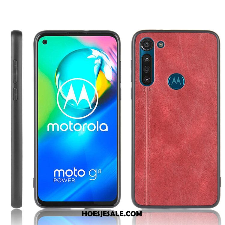 Moto G8 Power Hoesje Zwart Hard Bescherming Trendy Merk All Inclusive Goedkoop