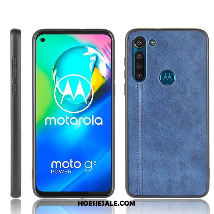 Moto G8 Power Hoesje Zwart Hard Bescherming Trendy Merk All Inclusive Goedkoop