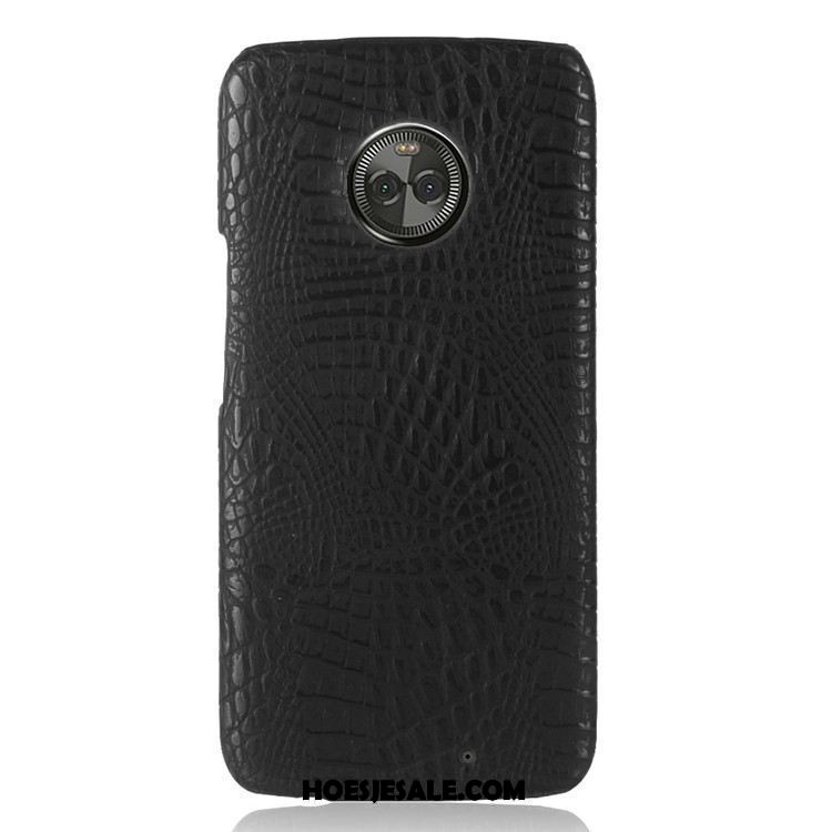 Moto X4 Hoesje Bescherming Mobiele Telefoon Hard Krokodillenleer Hoes Goedkoop