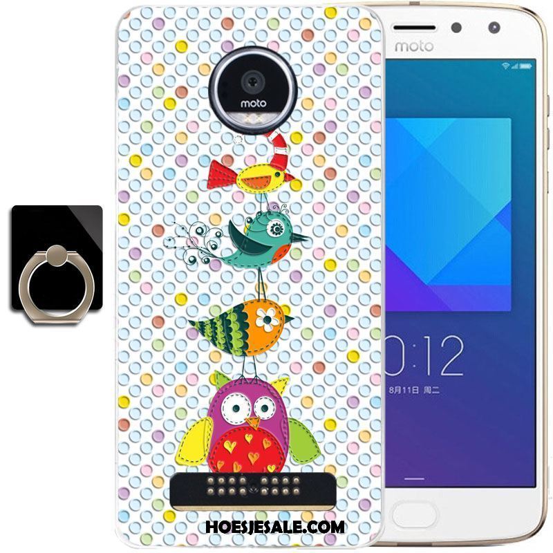 Moto Z2 Play Hoesje All Inclusive Siliconen Blauw Anti-fall Mobiele Telefoon Korting