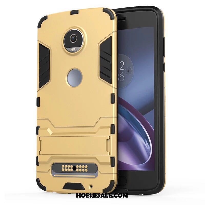 Moto Z2 Play Hoesje Anti-fall Hoes Grijs All Inclusive Mobiele Telefoon Goedkoop