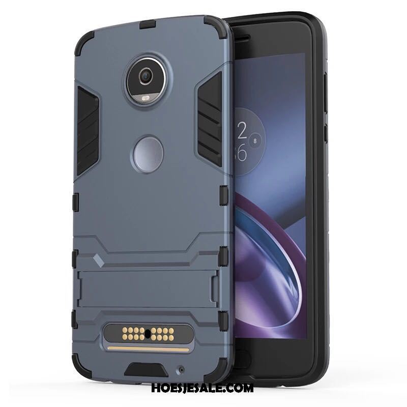 Moto Z2 Play Hoesje Anti-fall Hoes Grijs All Inclusive Mobiele Telefoon Goedkoop