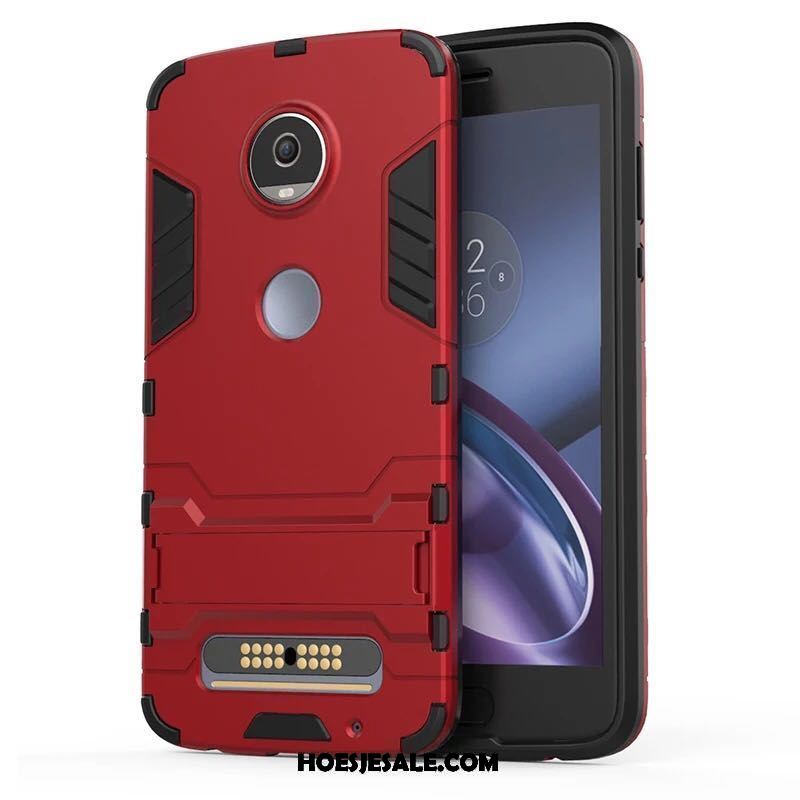 Moto Z2 Play Hoesje Anti-fall Hoes Grijs All Inclusive Mobiele Telefoon Goedkoop