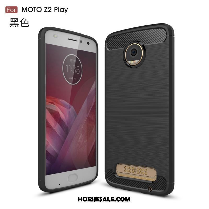 Moto Z2 Play Hoesje Anti-fall Skärmskydd Bescherming Groen Hoes Goedkoop