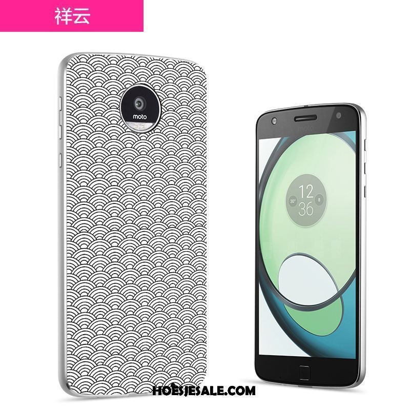 Moto Z2 Play Hoesje Blauw Mobiele Telefoon Achterklep Online