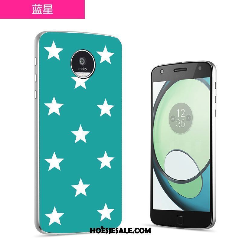 Moto Z2 Play Hoesje Blauw Mobiele Telefoon Achterklep Online