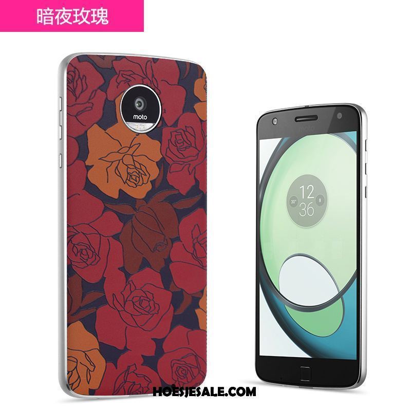 Moto Z2 Play Hoesje Blauw Mobiele Telefoon Achterklep Online