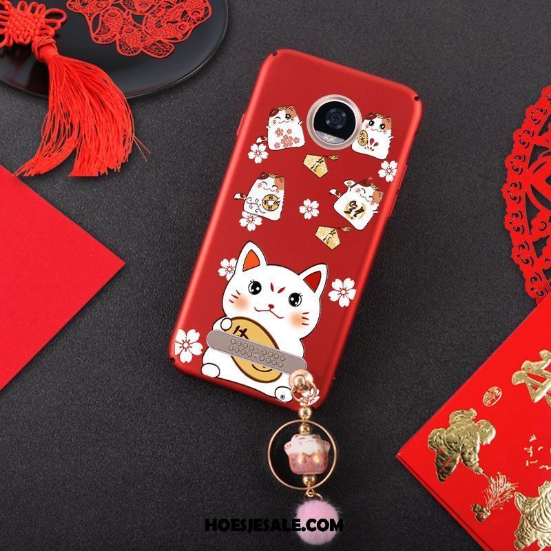 Moto Z2 Play Hoesje Hond Rood Hoes Anti-fall Rijkdom Sale