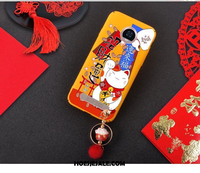 Moto Z2 Play Hoesje Hond Rood Hoes Anti-fall Rijkdom Sale