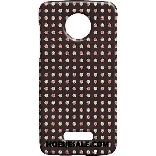 Moto Z2 Play Hoesje Schrobben Mobiele Telefoon Geel Eenvoudige Mooie Goedkoop