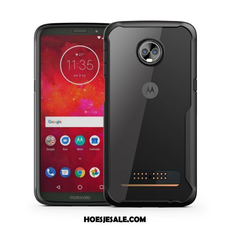 Moto Z3 Play Hoesje All Inclusive Wit Anti-fall Hoes Bescherming Korting