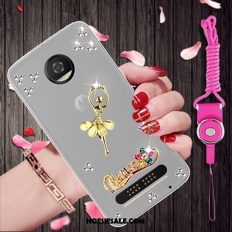 Moto Z3 Play Hoesje Met Strass Scheppend Zacht Hoes Trend Goedkoop