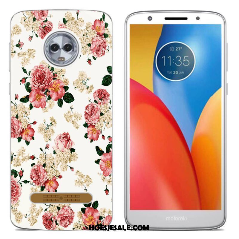 Moto Z3 Play Hoesje Mobiele Telefoon Trend Roze Siliconen Hoes Sale