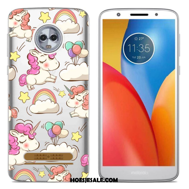 Moto Z3 Play Hoesje Mobiele Telefoon Trend Roze Siliconen Hoes Sale