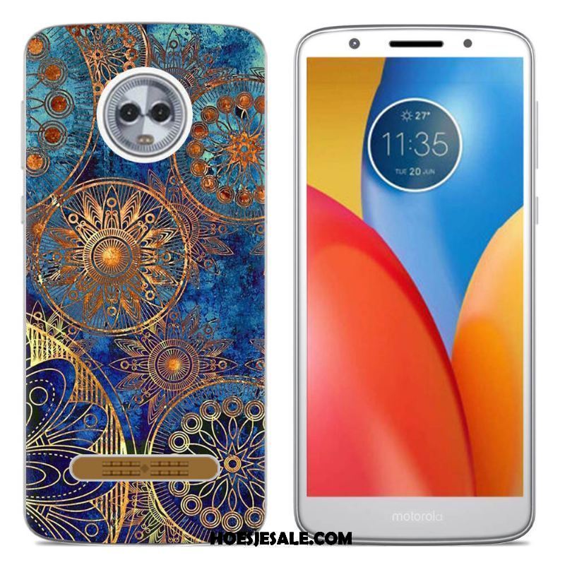 Moto Z3 Play Hoesje Mobiele Telefoon Trend Roze Siliconen Hoes Sale