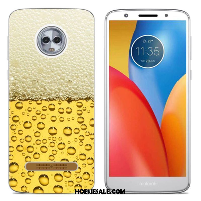 Moto Z3 Play Hoesje Mobiele Telefoon Trend Roze Siliconen Hoes Sale