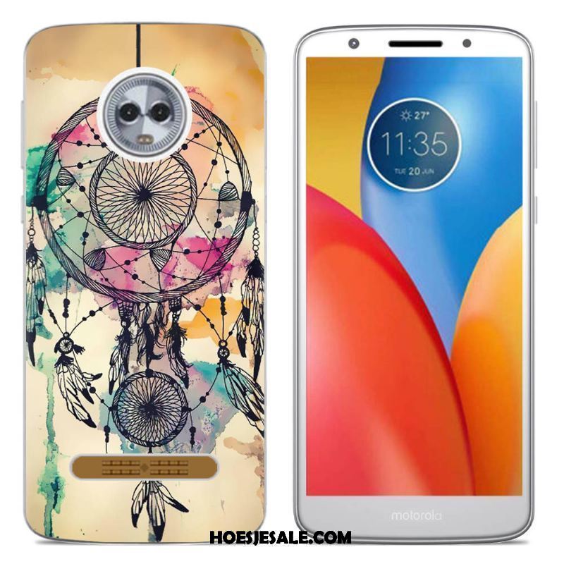 Moto Z3 Play Hoesje Mobiele Telefoon Trend Roze Siliconen Hoes Sale