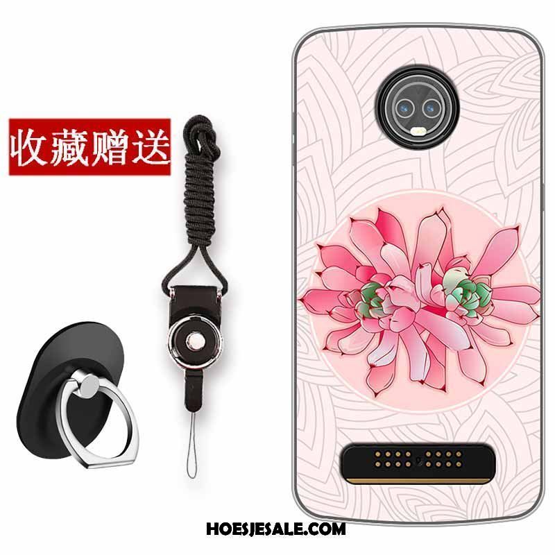 Moto Z3 Play Hoesje Zacht Kunst Mini Anti-fall Hoes Kopen