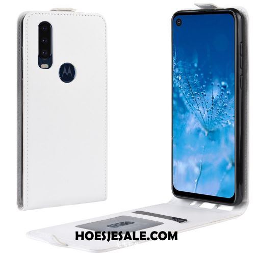 Motorola One Action Hoesje Hoes Leren Etui Bescherming Mobiele Telefoon Eenvoudige Goedkoop