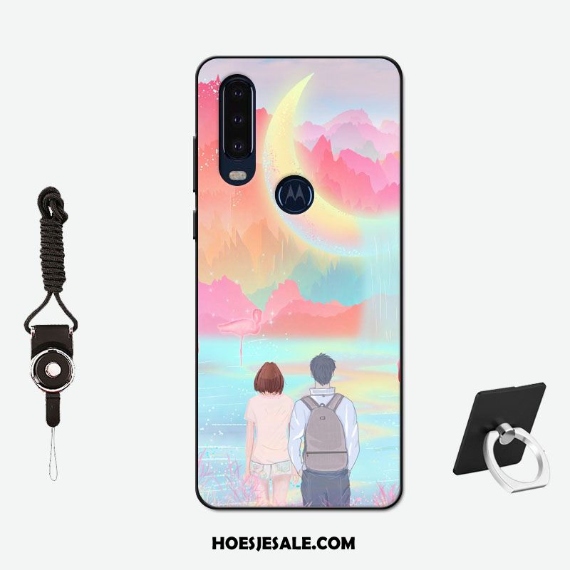 Motorola One Action Hoesje Roze All Inclusive Zacht Schrobben Lovers Aanbiedingen