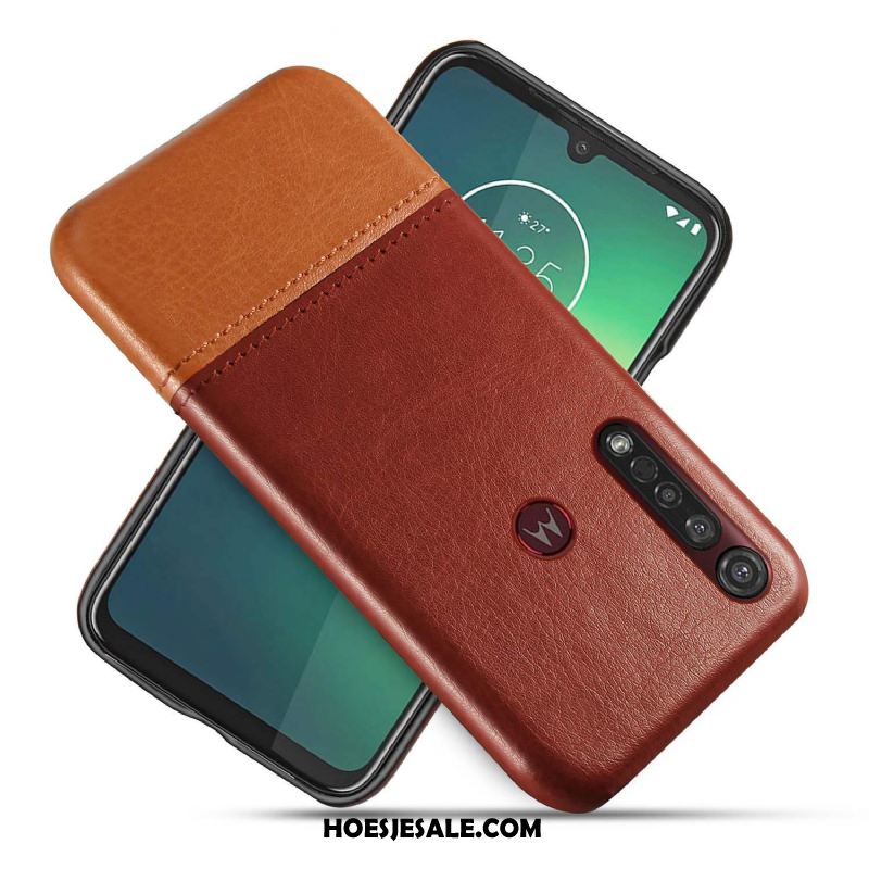 Motorola One Macro Hoesje Scheppend Bescherming Zwart Hoes Mobiele Telefoon Sale
