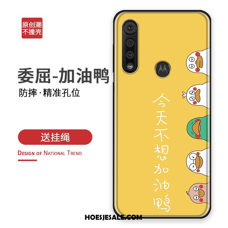 Motorola One Macro Hoesje Siliconen Hoes Persoonlijk Anti-fall All Inclusive Kopen