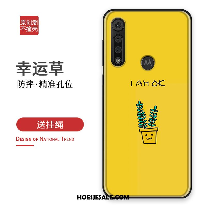 Motorola One Macro Hoesje Siliconen Hoes Persoonlijk Anti-fall All Inclusive Kopen