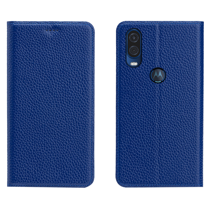 Motorola One Vision Hoesje Hoes Blauw Mobiele Telefoon Soort Aziatische Vrucht All Inclusive Korting