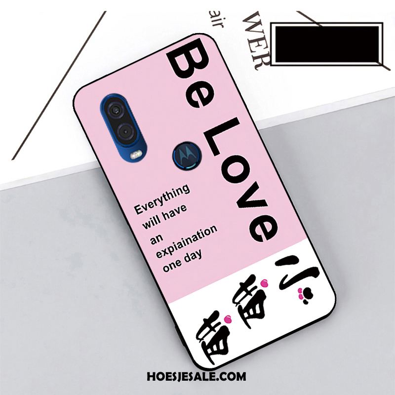 Motorola One Vision Hoesje Zacht Hoes Bescherming Zwart Mobiele Telefoon Online