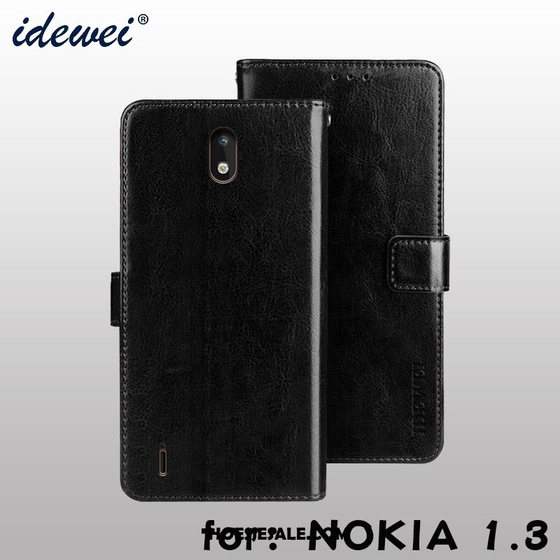 Nokia 1.3 Hoesje Kaart Portemonnee Folio Bescherming Ondersteuning Online