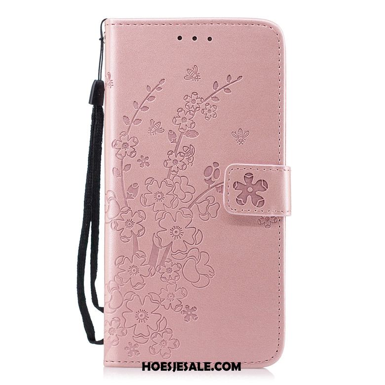 Nokia 2.1 Hoesje All Inclusive Prunus Leren Etui Zacht Goud Goedkoop