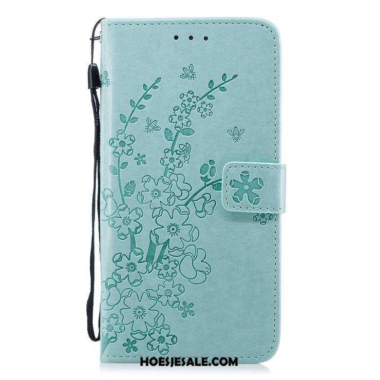 Nokia 2.1 Hoesje All Inclusive Prunus Leren Etui Zacht Goud Goedkoop