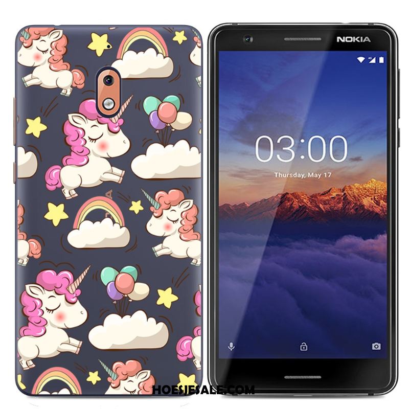 Nokia 2.1 Hoesje Bescherming Spotprent Zacht Hoes Mooie Goedkoop